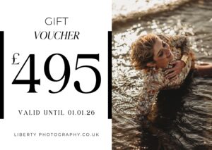 £495 Liberty Photography gift voucher — luxury photoshoot experience gift for her