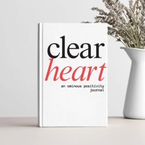 Clear Heart journal — meaningful wellness gift for her for Christmas or birthdays.